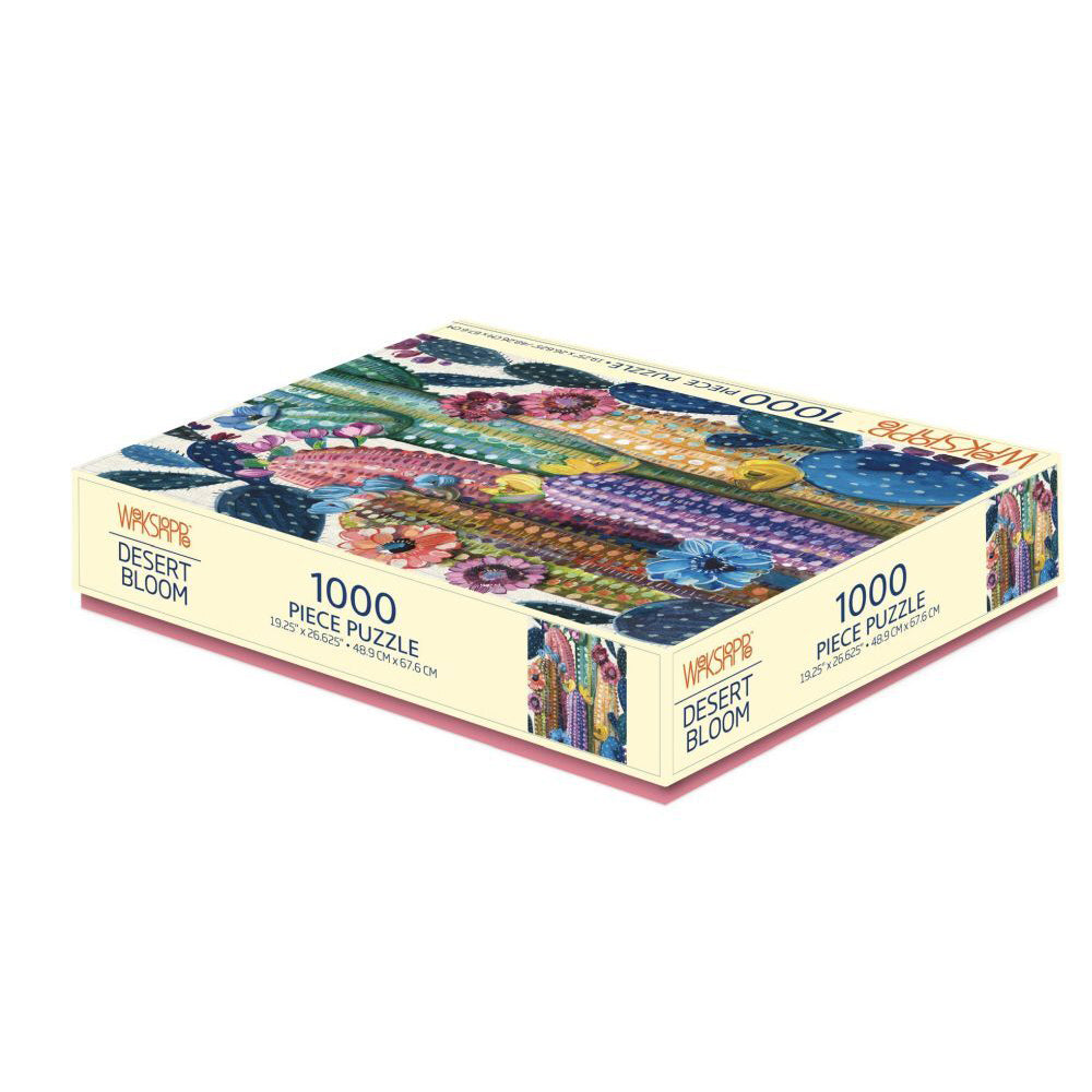 Werkshoppe 49x67.6cm Desert Bloom Kids Jigsaw Puzzle w/ Inserts 13y+ (1000 Pieces) — image 2