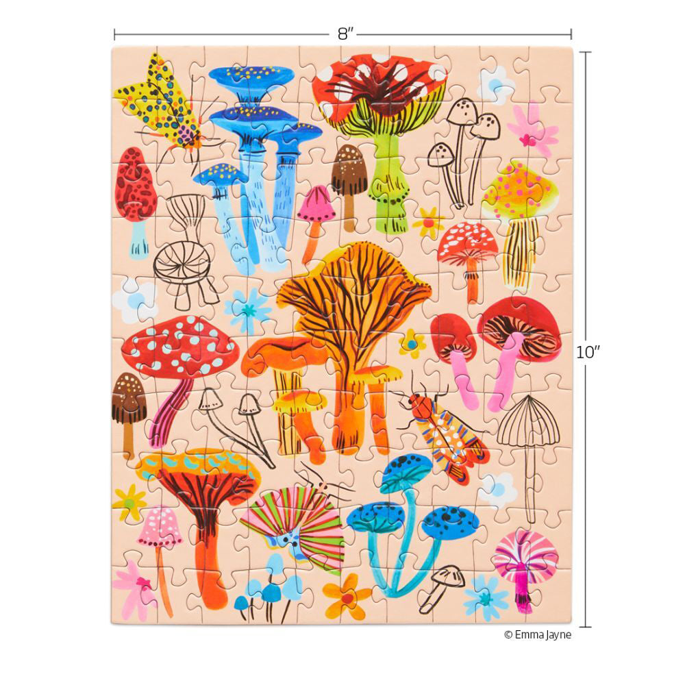 Werkshoppe Snax Jigsaw Puzzle 8x10 Mushroom Patch Educational Game 7y+ (100 Pieces) — image 2