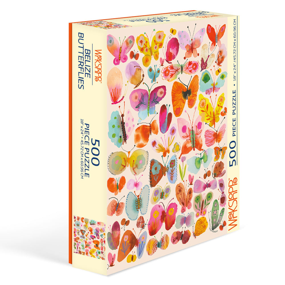 Werkshoppe 45.7x61cm Belize Butterflies Jigsaw Puzzle w/Inserts 13y+ (500 Pieces)