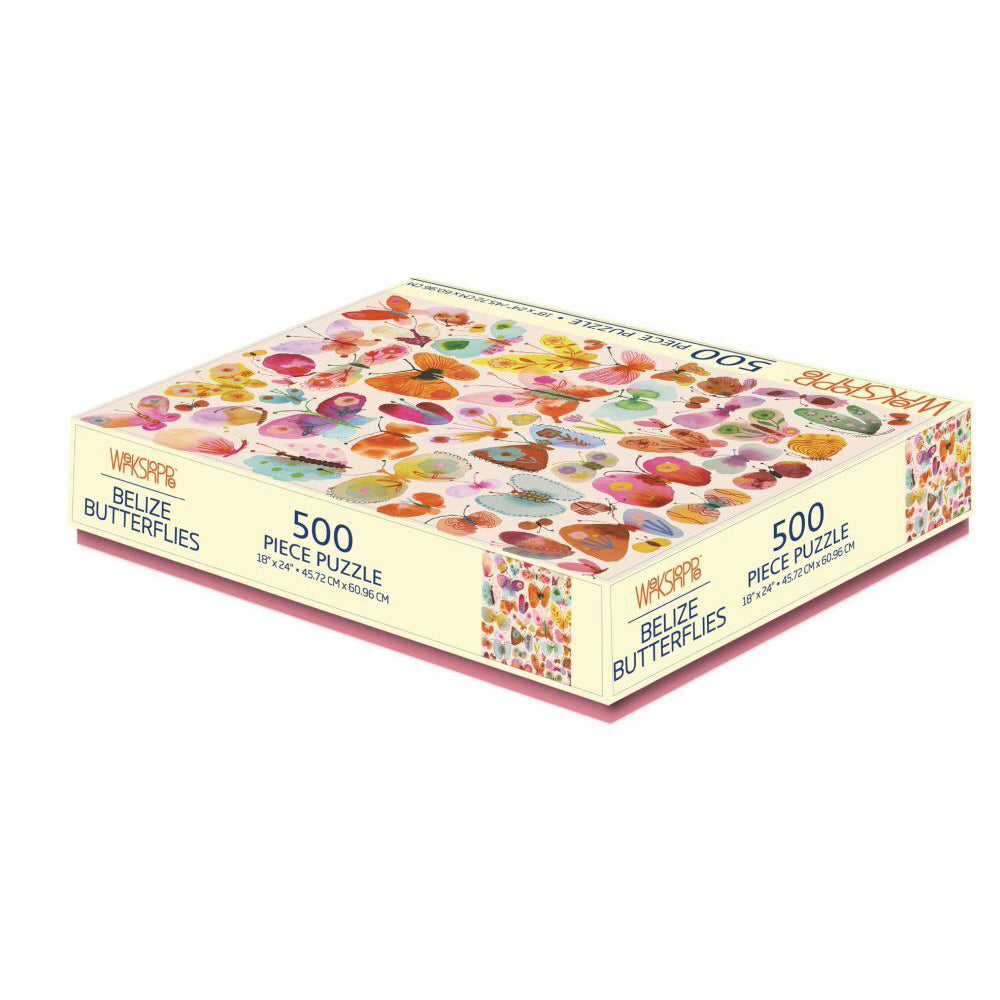 Werkshoppe 45.7x61cm Belize Butterflies Jigsaw Puzzle w/Inserts 13y+ (500 Pieces) — image 2