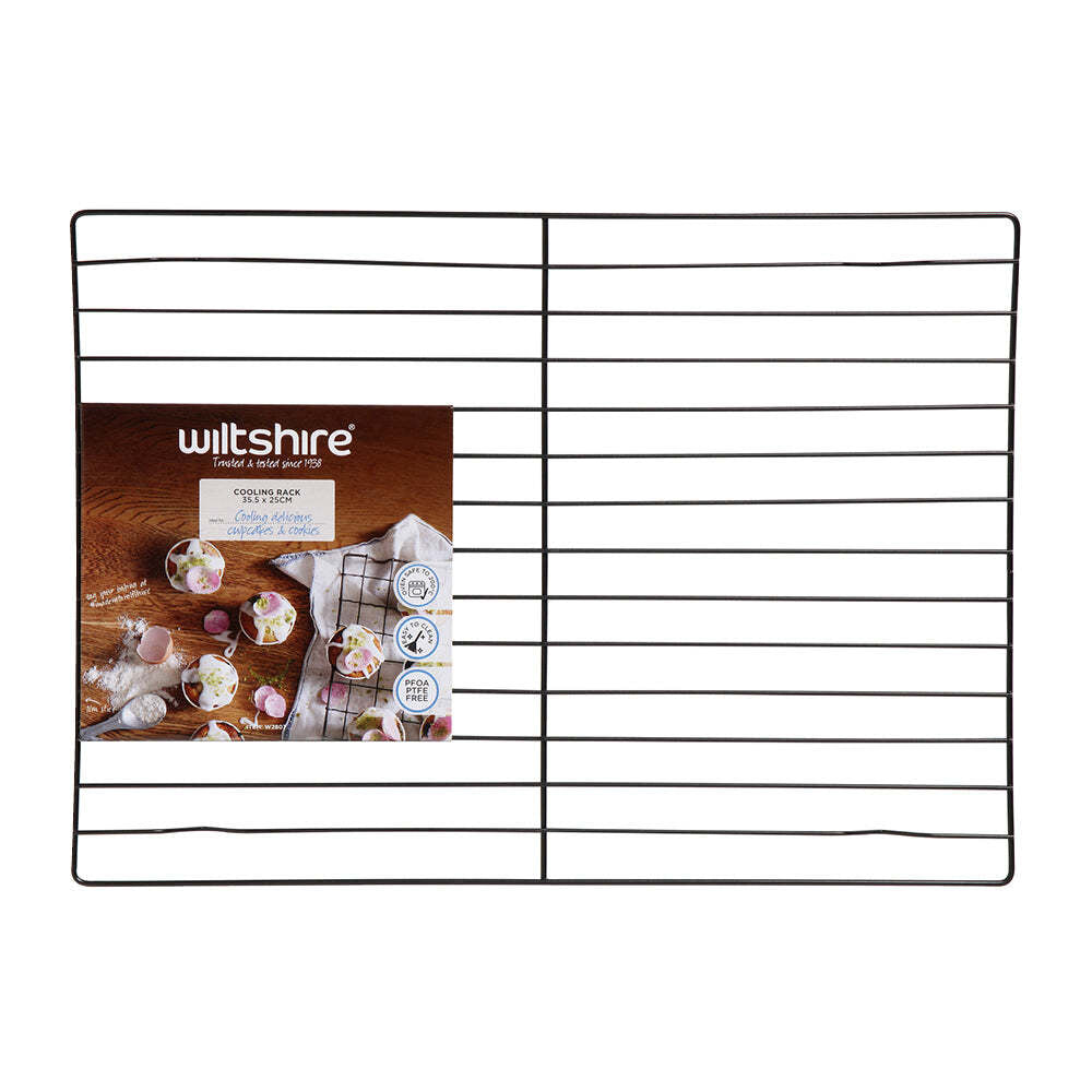 Wiltshire Non-Stick Coated Rectangular Wired Cooling Rack Tray 35.5x25cm — image 2