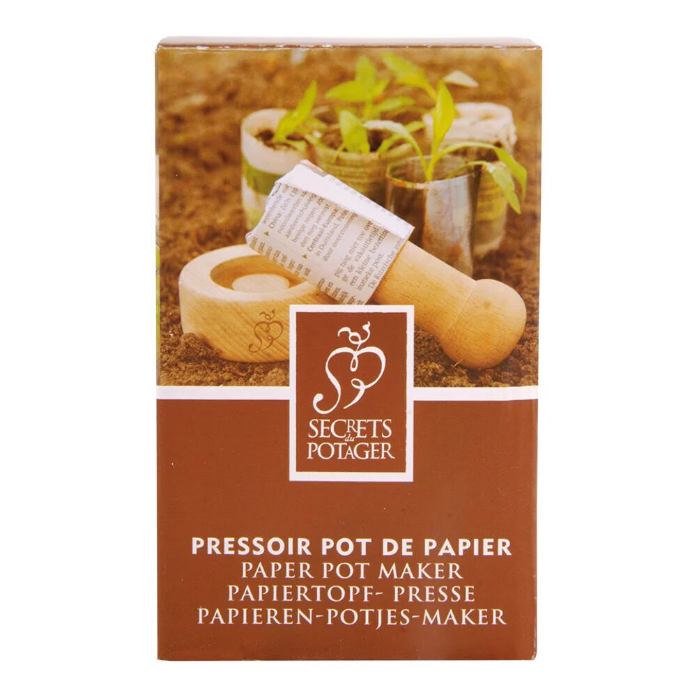 Esschert Design Secrets du Potager Paper Pot Maker Gardening Tools Natural (2 Pack) — image 3