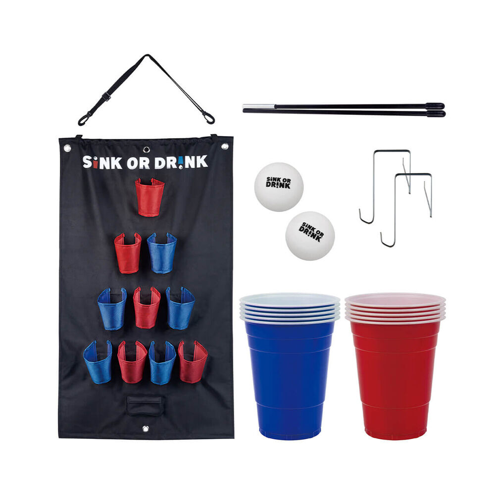 Waboba Sink or Drink Hanging Beer Pong Target w/ Cup Holders Party Fun Game — image 3
