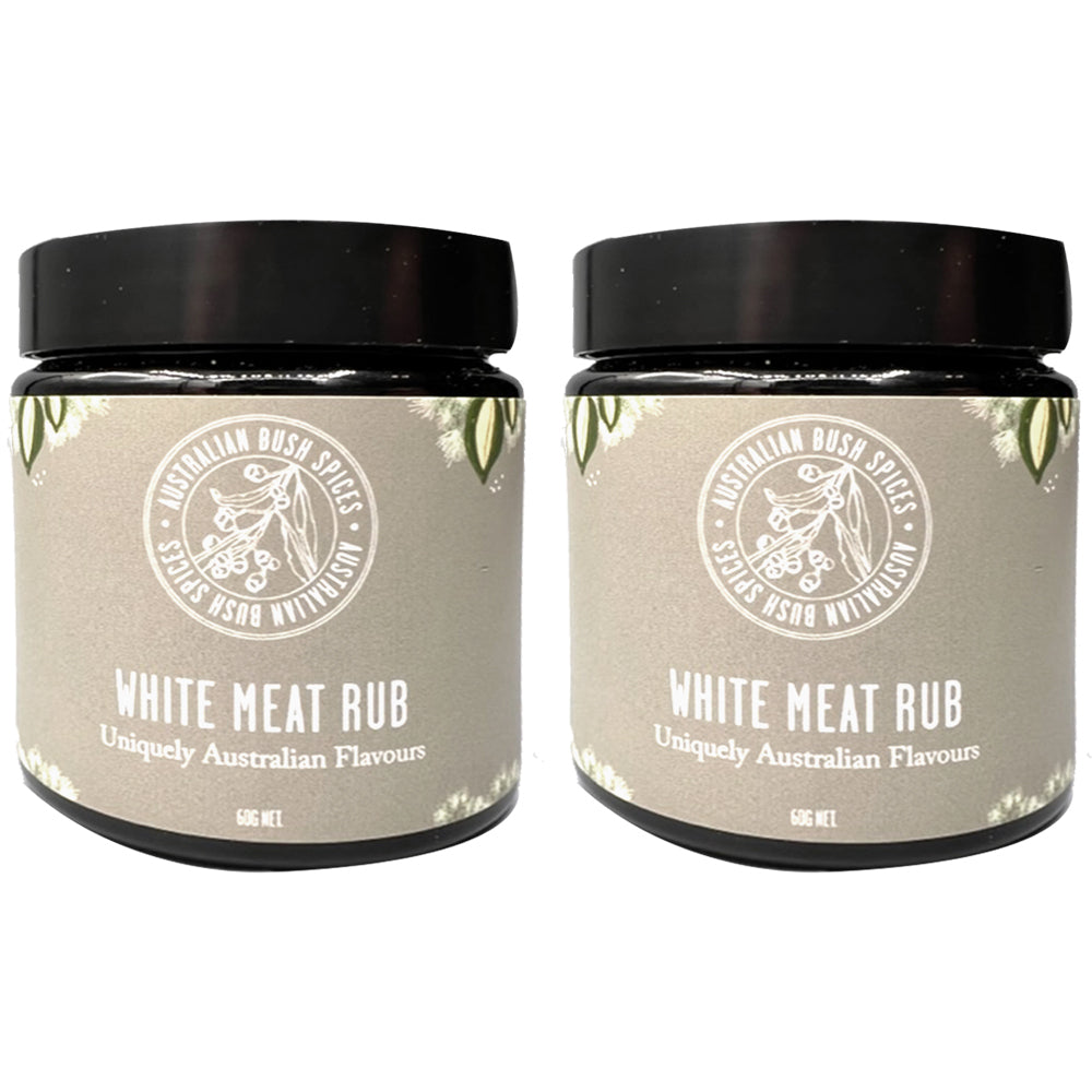 Australian Bush Spices White Meat Blend/Rub 60g (2 Pack)