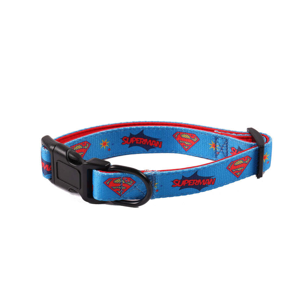 The Stubby Club Superman Themed Dog Pet Collar