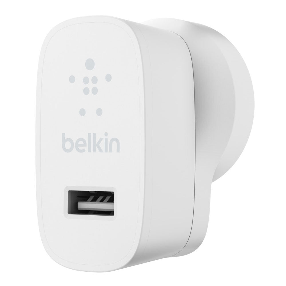 Belkin USB-A 12W Wall Charger Adapter for Samsung Note 10/Apple iPhone 11 White — image 2