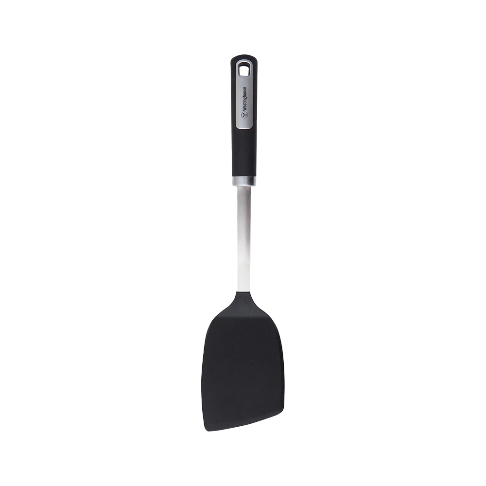 Westinghouse Nylon Cooking Turner Soft Grip Stainless Steel Kitchen Gadget (2 Pack)