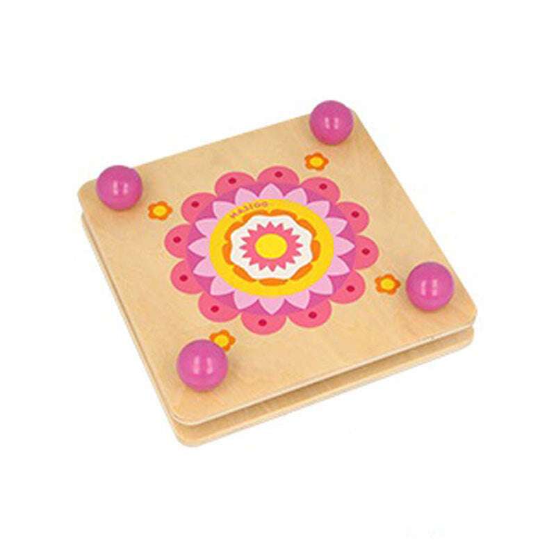 Majigg Flower Press 3y+ Card Designs Fun Creative Wooden Toys Toddler/Kids 16cm — image 2