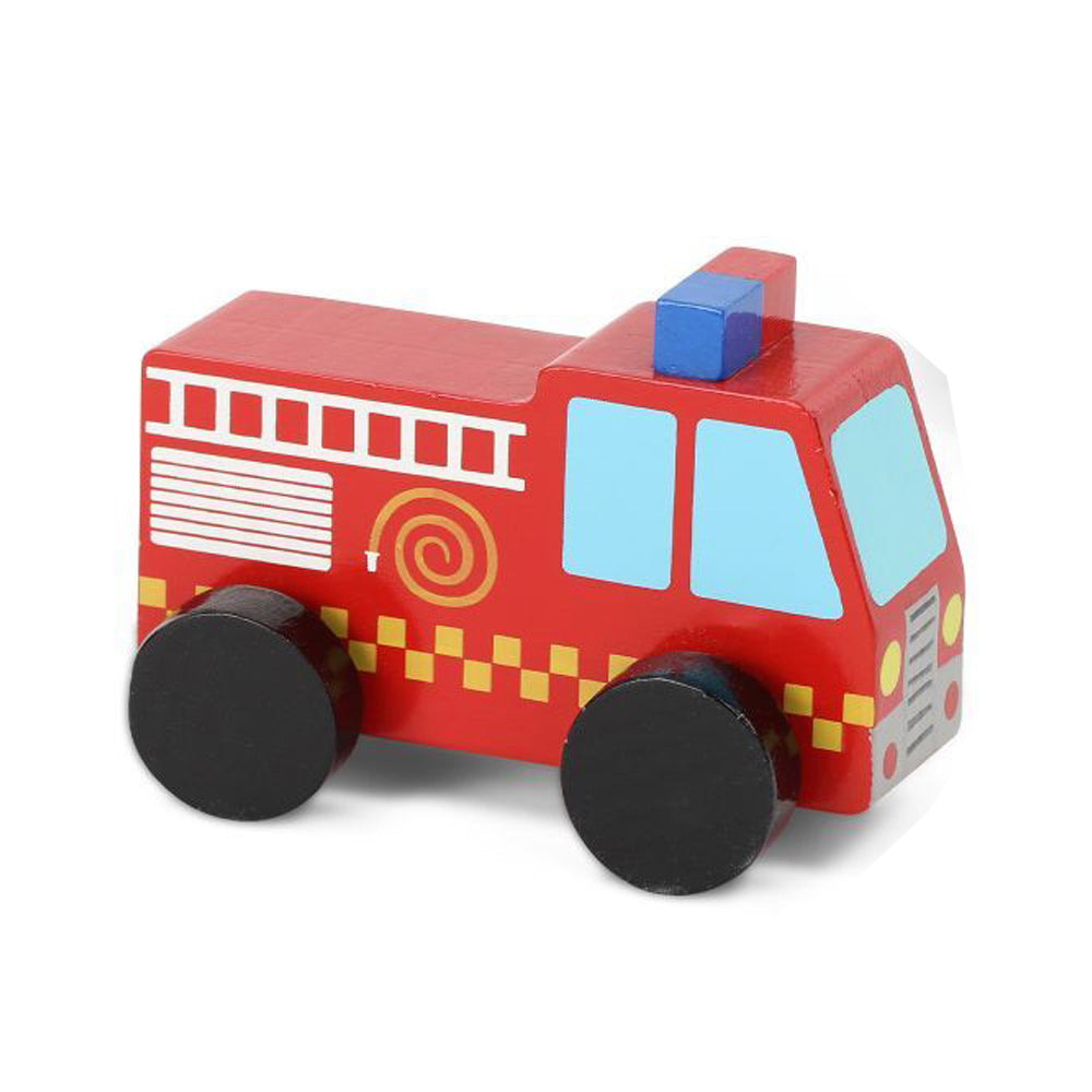 Majigg 10cm Emergency Services Kids/Children Fun Play Wooden Toy Assorted 18m+