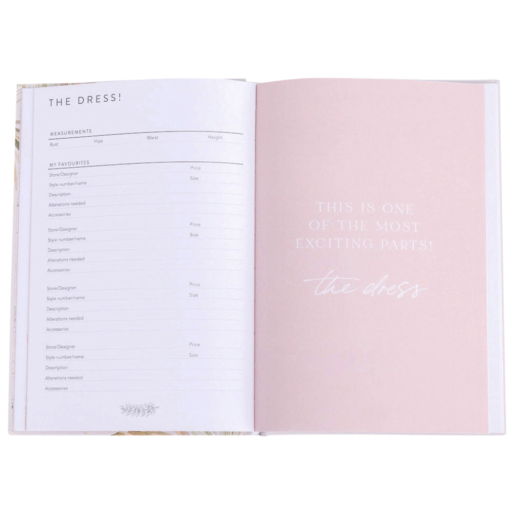 Splosh Floral Wedding Planner Organiser Diary Book 15x21cm (2 Pack) — image 7