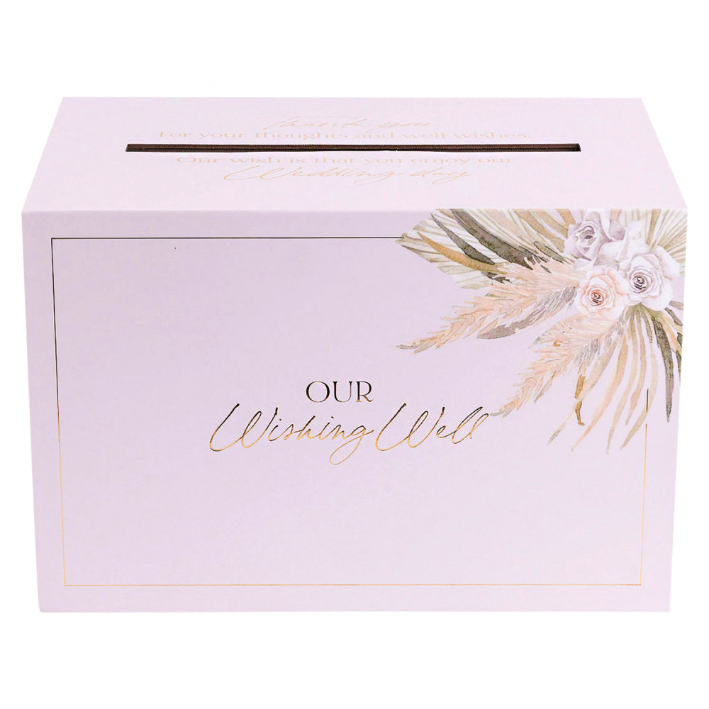 Splosh Floral Wedding/Engagement Party Our Wishing Well Box w/ Slot 30x20cm