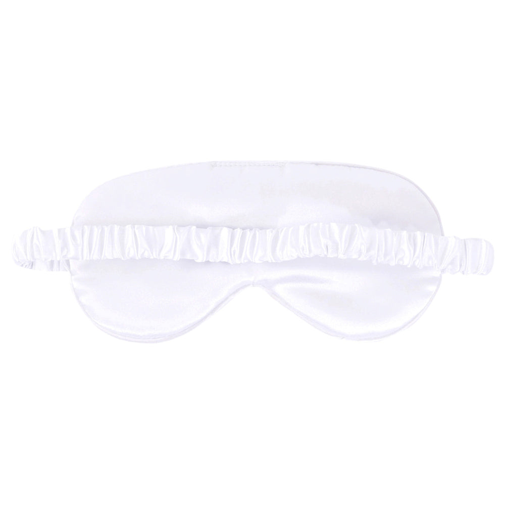 Splosh Wedding The Bride Satin Eye Mask Blindfold 25x9cm - White (2 Pack) — image 8
