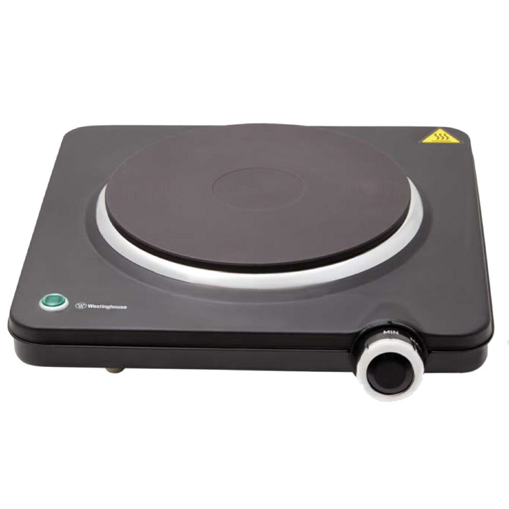 Westinghouse 27cm Electric 1500W Single Portable Hotplate/Cooktop/Cooker Black — image 2