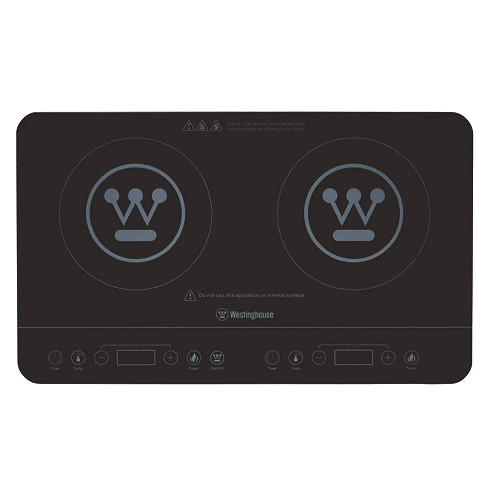 Westinghouse 2400W Electric Dual/Twin Portable Induction Cooktop/Cooker LED Disp — image 2