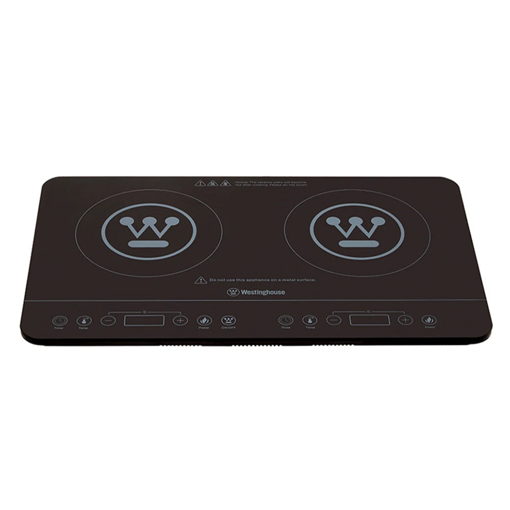 Westinghouse 2400W Electric Dual/Twin Portable Induction Cooktop/Cooker LED Disp
