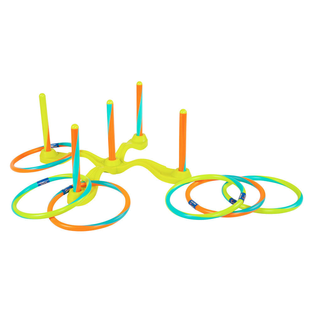 Wham O Wham-O Kids 47cm Outdoor Toy w/ Toss Target Stand/5x Hula Hoop Poles/Rings 5y+