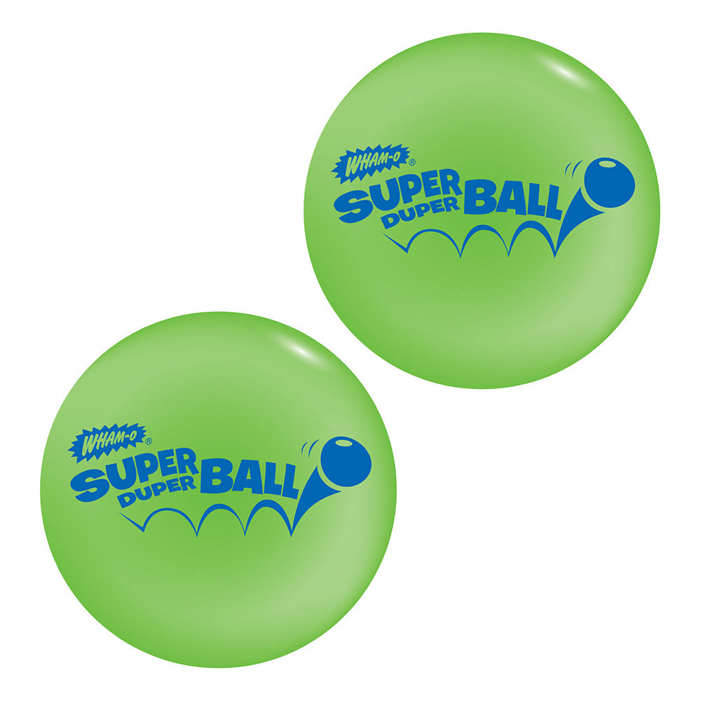 Wham O 10cm High Bounce Super Duper Ball Kids Outdoor/Backyard Toy 5y+ Assort (2 Pack)