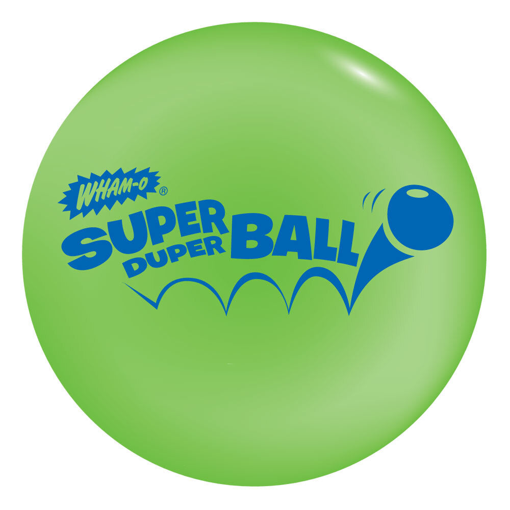 Wham O Wham-O 10cm High Bounce Super Duper Ball Kids Outdoor/Backyard Toy 5y+ Assorted