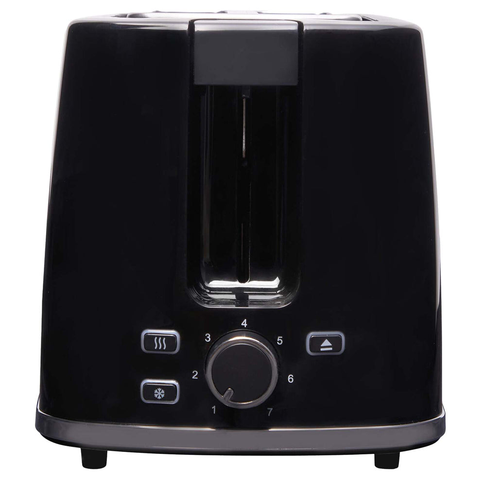 Westinghouse Electric Kitchen Benchtop Bread Toaster Extra-Wide 2 Slice — Black