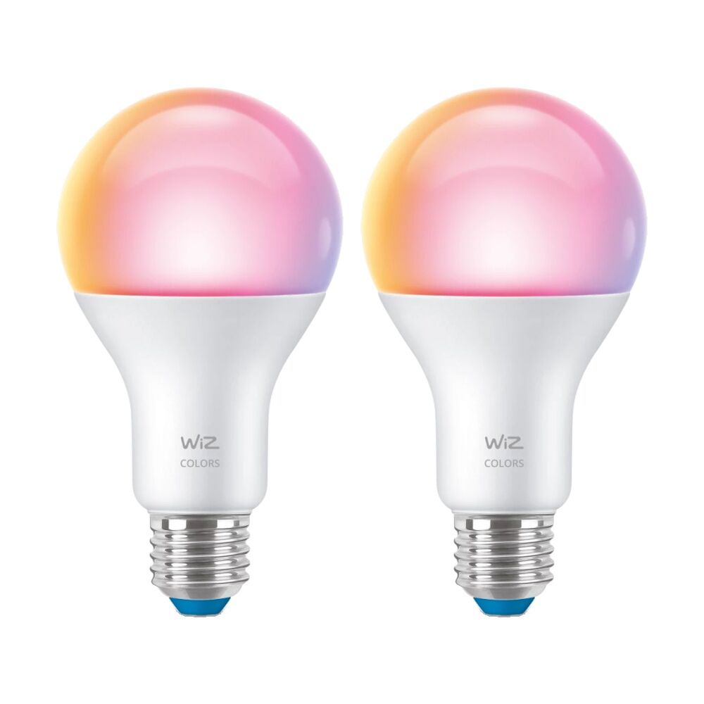 Wiz Connected Color & Tunable White A60 Gen2 Smart LED Lightbulb E27 (2 Pack)