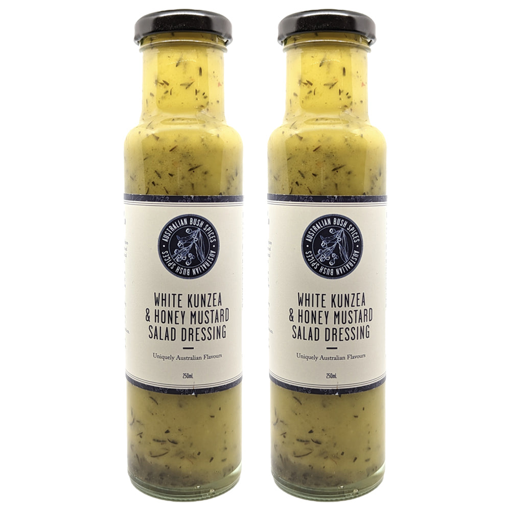 Australian Bush Spices White Kunzea & Honey Mustard Salad Dressing 250ml (2 Pack)