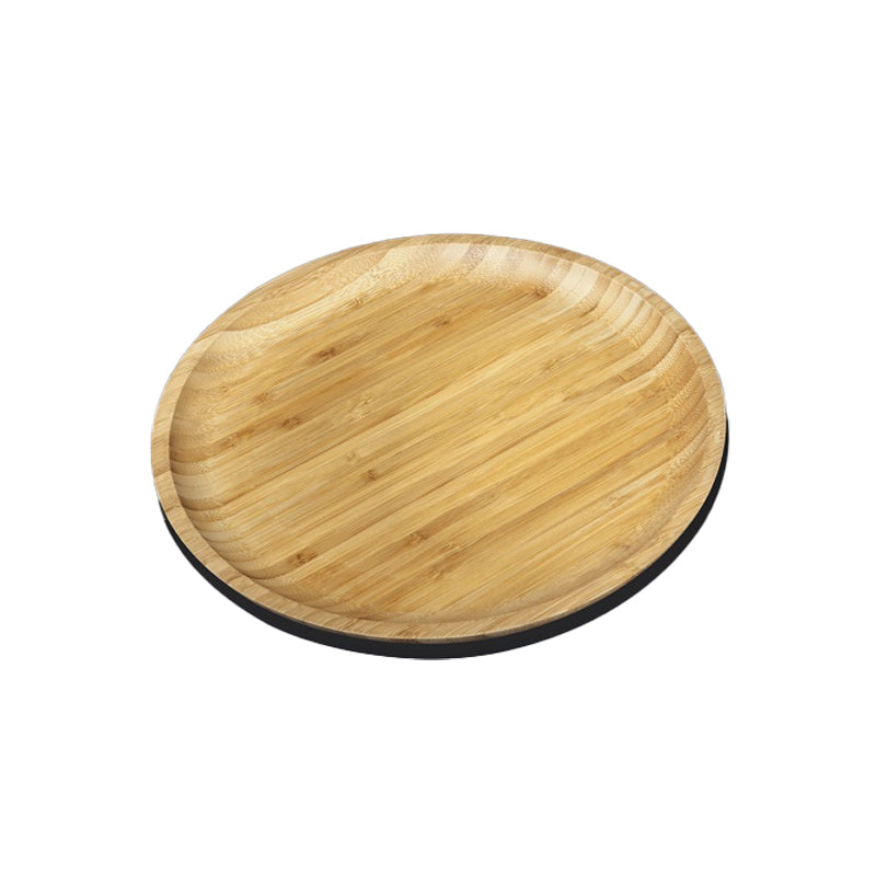 Wilmax England Round 15cm Bamboo Serving Dinner Plate Tableware Dish Natural