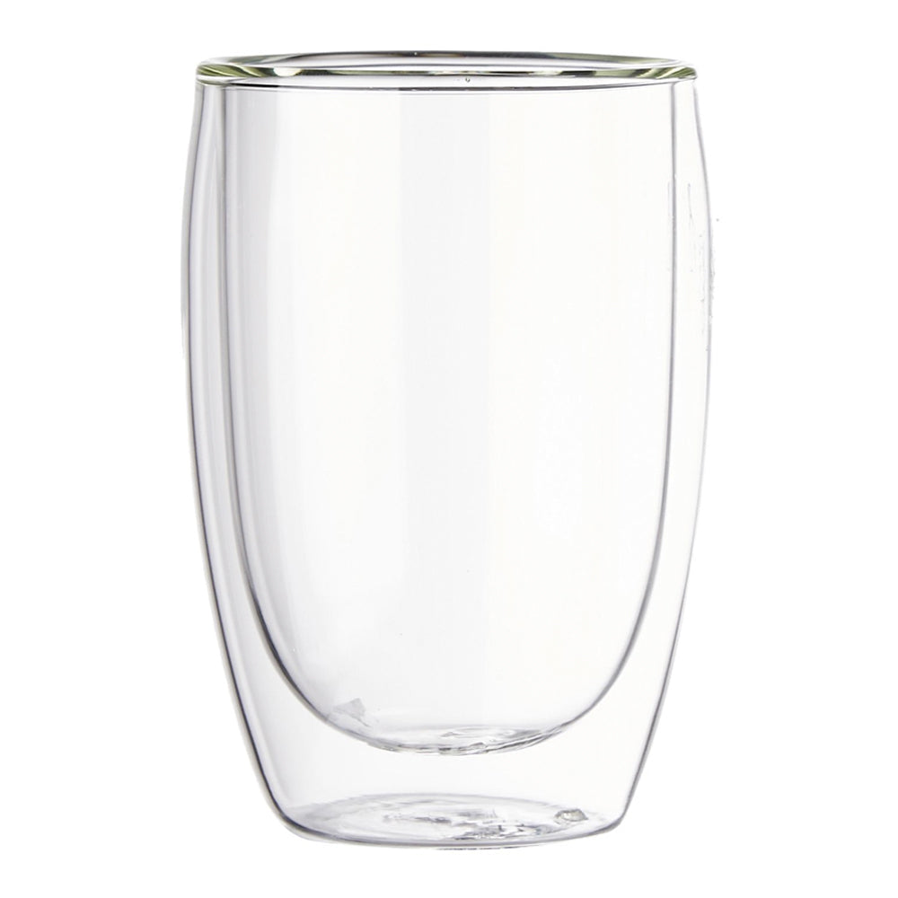 Wilmax England 100ml Thermo Double Wall Glass Cup Water Drinking Mug Clear (6 Pieces) — image 2