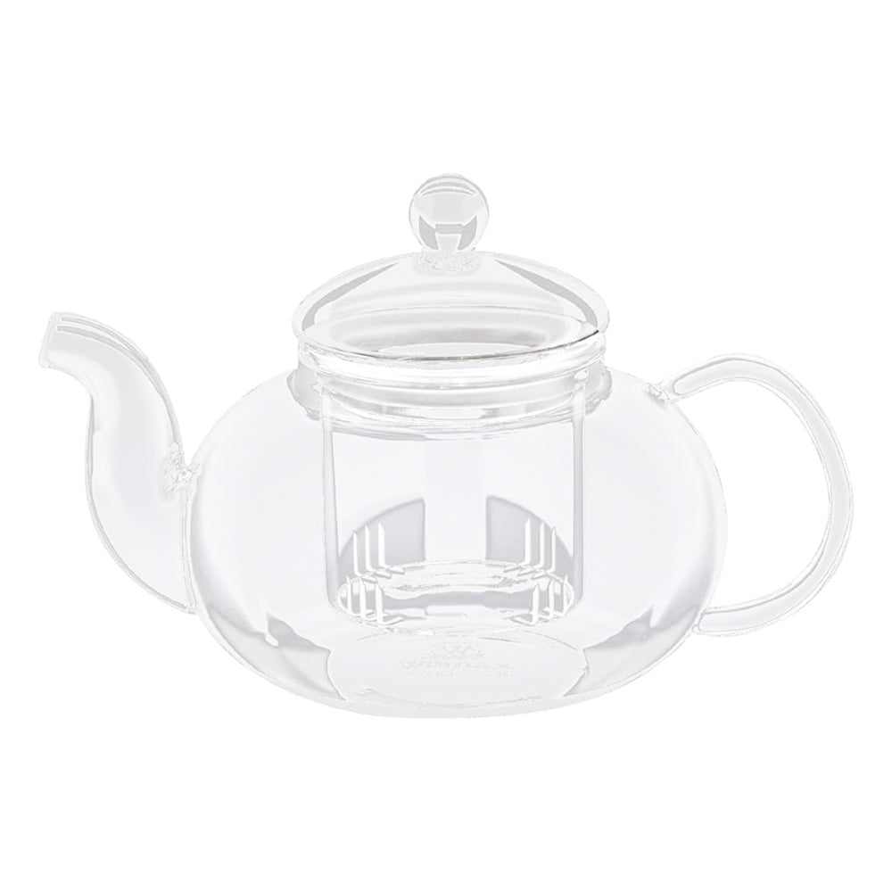 Wilmax England Thermo Glass 620ml Tea Pot Container Glassware w/ Handle Clear