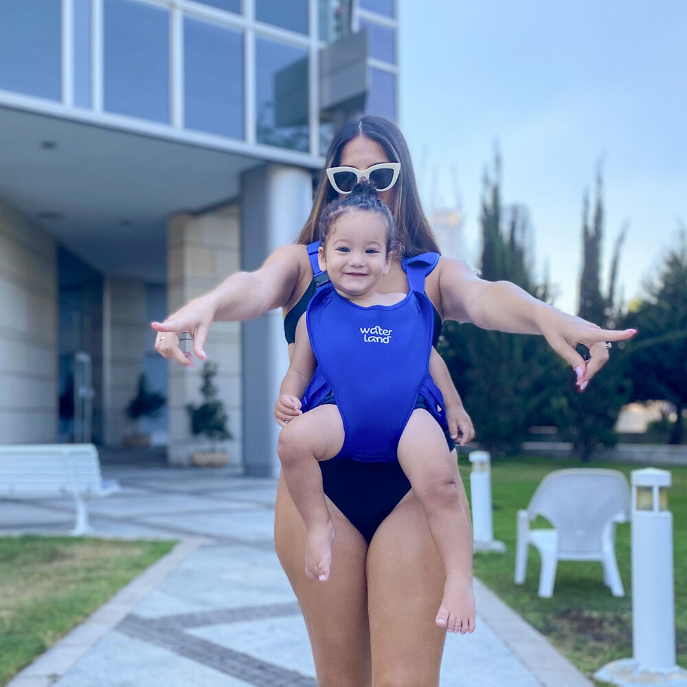 Waterland Baby/Infant Carrier Pacific Blue Neoprene Wetsuit Sling Adjustable — image 7