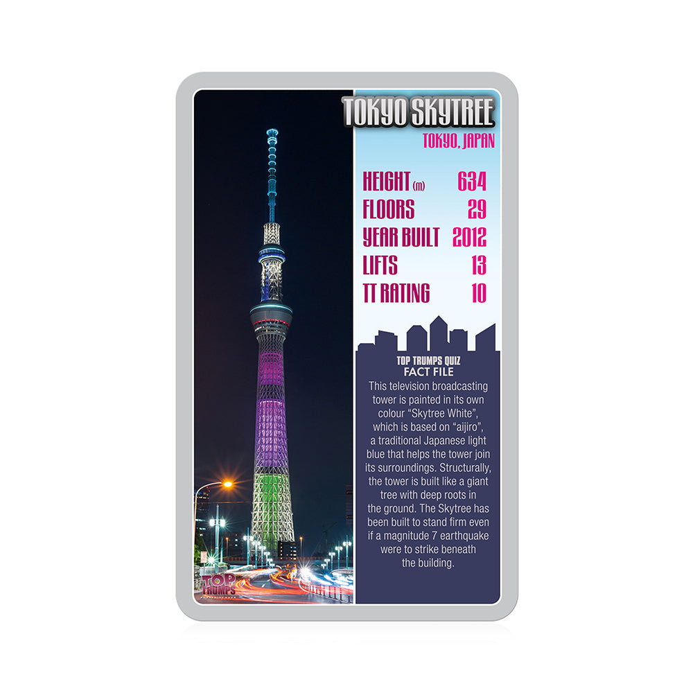 Top Trumps Skyscrapers Kids/Adult Interactive Playing Card Game/Collection 5+ — image 5