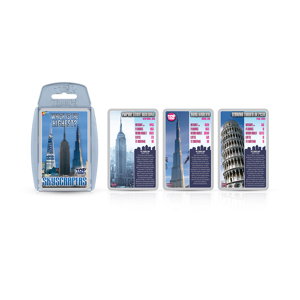 Top Trumps Skyscrapers Kids/Adult Interactive Playing Card Game/Collection 5+ — image 2