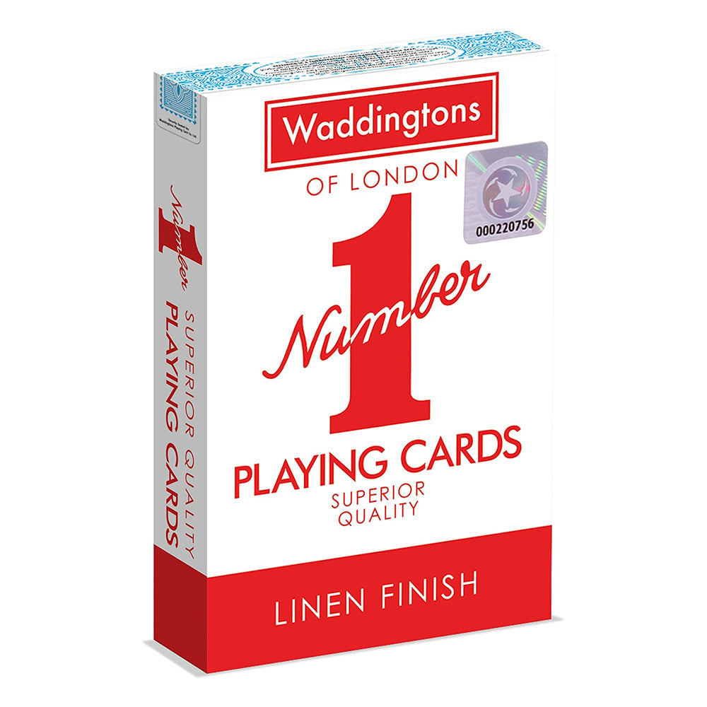 Waddingtons Blue & Red Traditional/Classic Playing Cards Game Deck Assorted 5y+