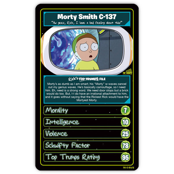 Top Trumps Rick & Morty Cards Character TV Show Game Family/Kids Play Toy — image 2