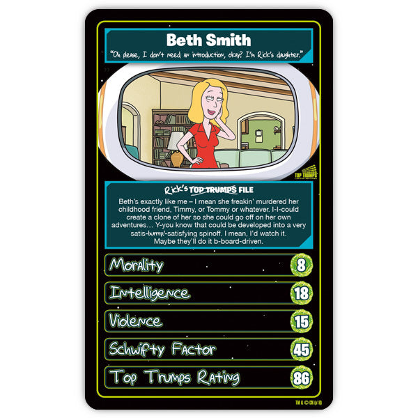 Top Trumps Rick & Morty Cards Character TV Show Game Family/Kids Play Toy — image 3