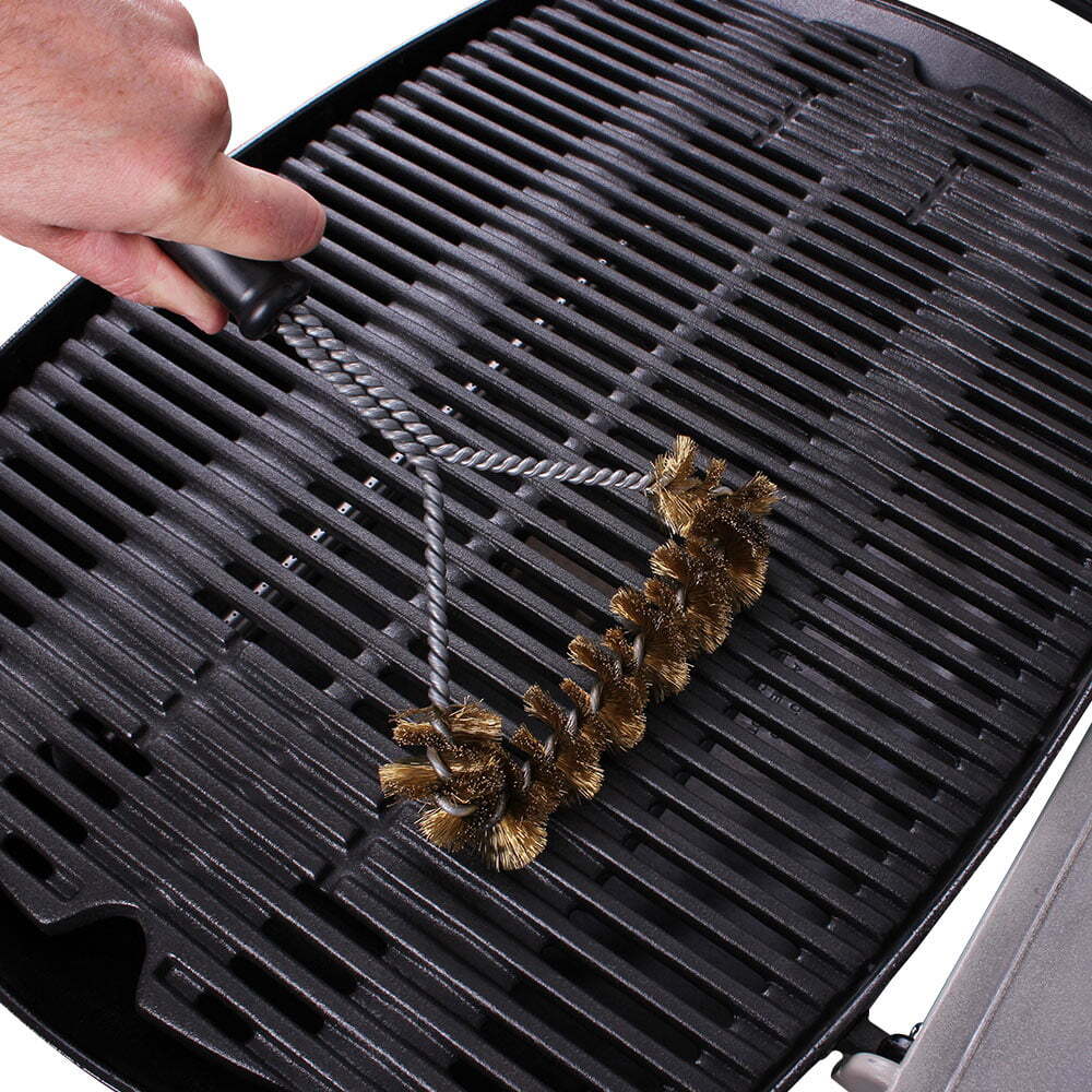 White Magic 30cm Brass Spiral Barbecue/BBQ Grill Cleaning Brush Cleaner Small — image 3
