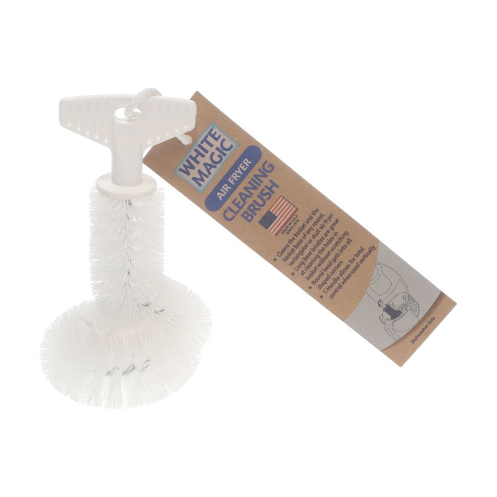 White Magic Air Fryer Cleaning Brush Universal Fit Scrub - White — image 3