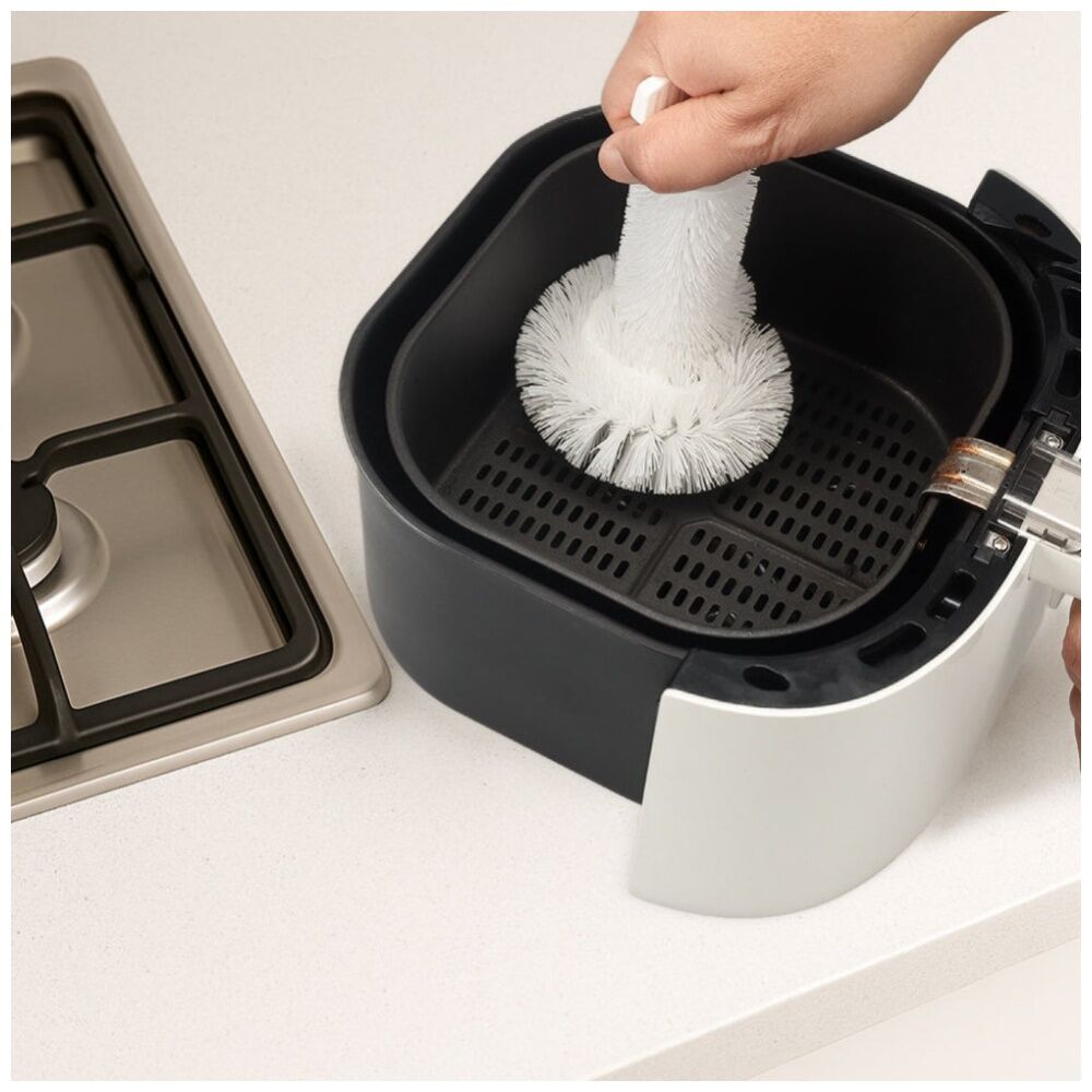 White Magic Air Fryer Cleaning Brush Universal Fit Scrub - White — image 2