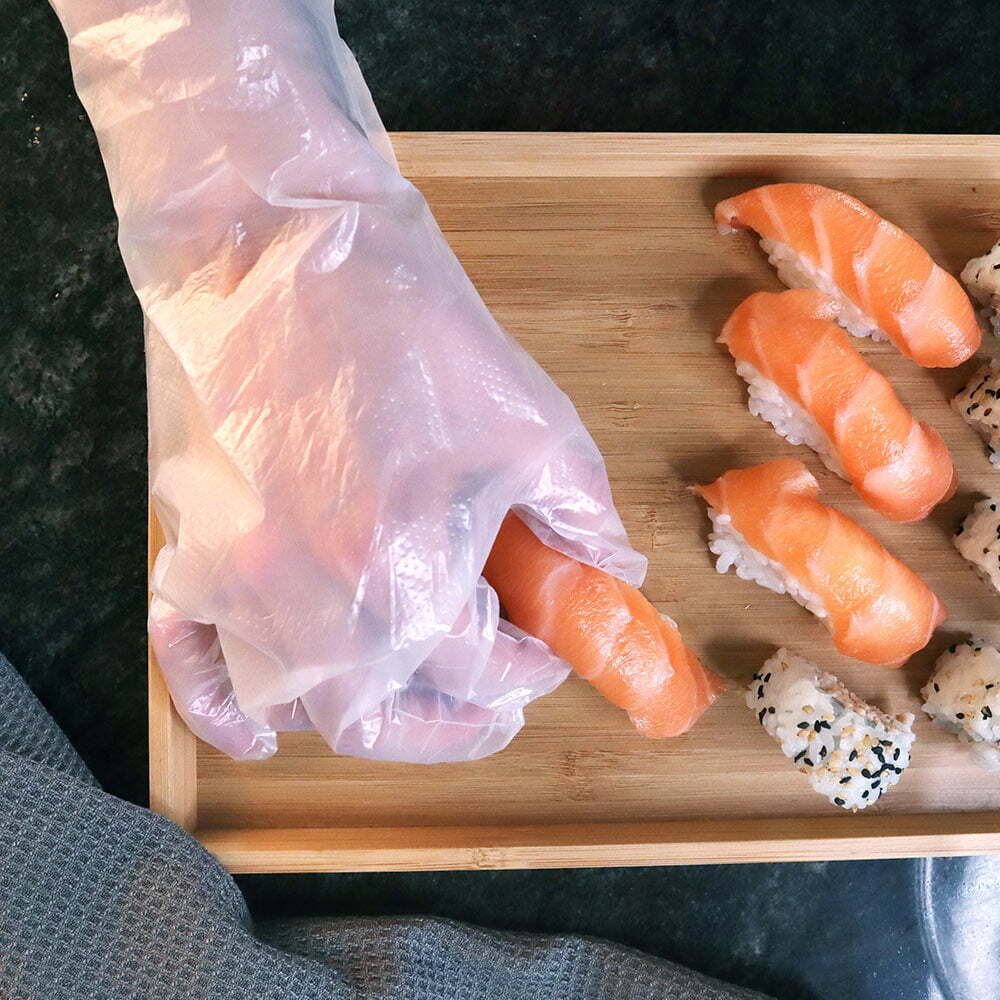 Eco Basics 100pc Eco Basics Compostable/Disposable Food Preparation Gloves Large (2 Pack) — image 9