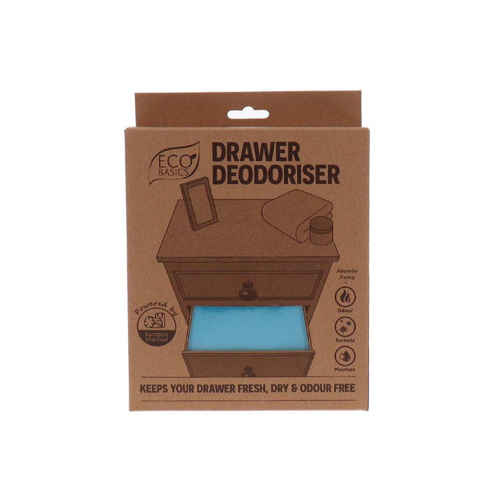 Eco Basics Natural Reusable Moisture/Bacteria Absorber Drawer Deodoriser (2 Pack) — image 3