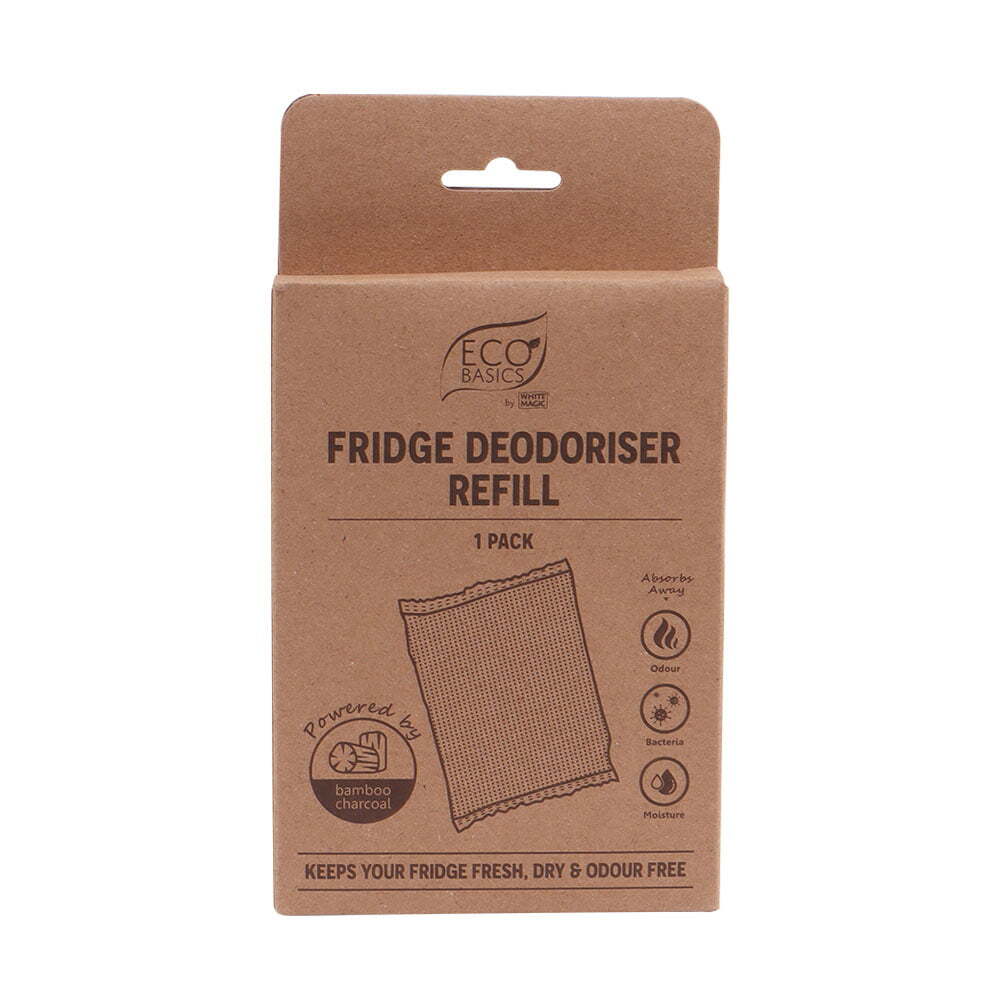 Eco Basics Fridge Deodoriser Non-Toxic Refill Charcoal Odour Eliminator Remover