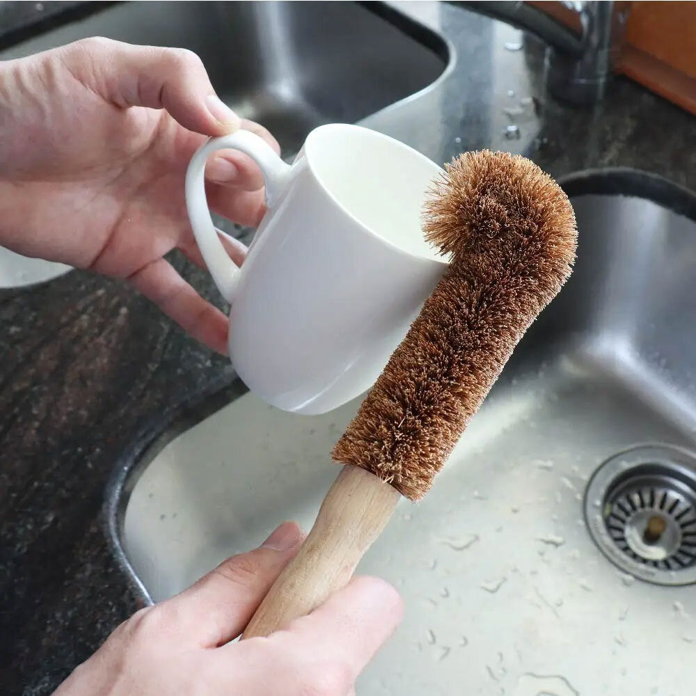 Eco Basics Natural Plus Anti-Bacterial Cup & Mug Kitchen Cleaning Brush — image 2