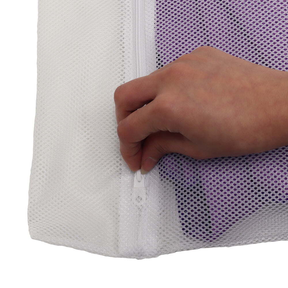 White Magic Eco Basics Recycled Plastic Zippered Laundry Wash Bags Clothes Cleaning Pouch — image 7