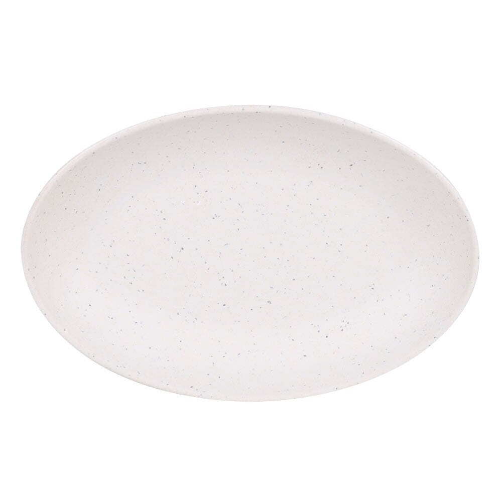 Eco Basics Oval Soap Dish Holder Bath Organiser Tray Storage Container White (3 Pack) — image 2