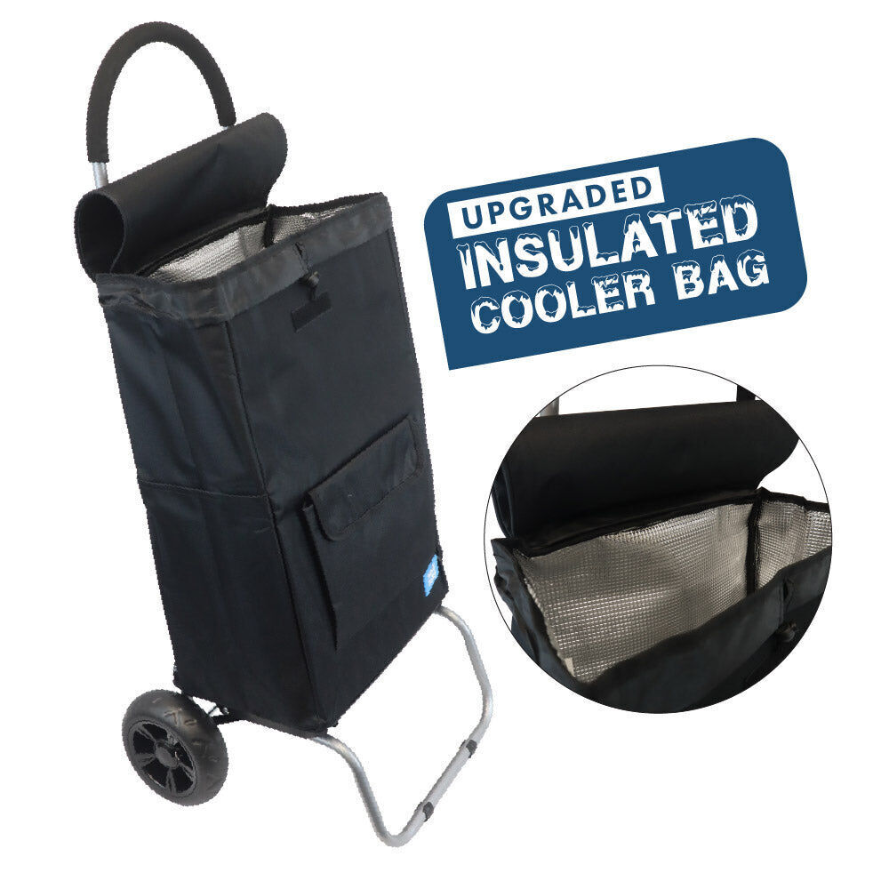 White Magic Black Handy Shopping Trolley 40L w/ Original Insulated Cooler Bag — image 2