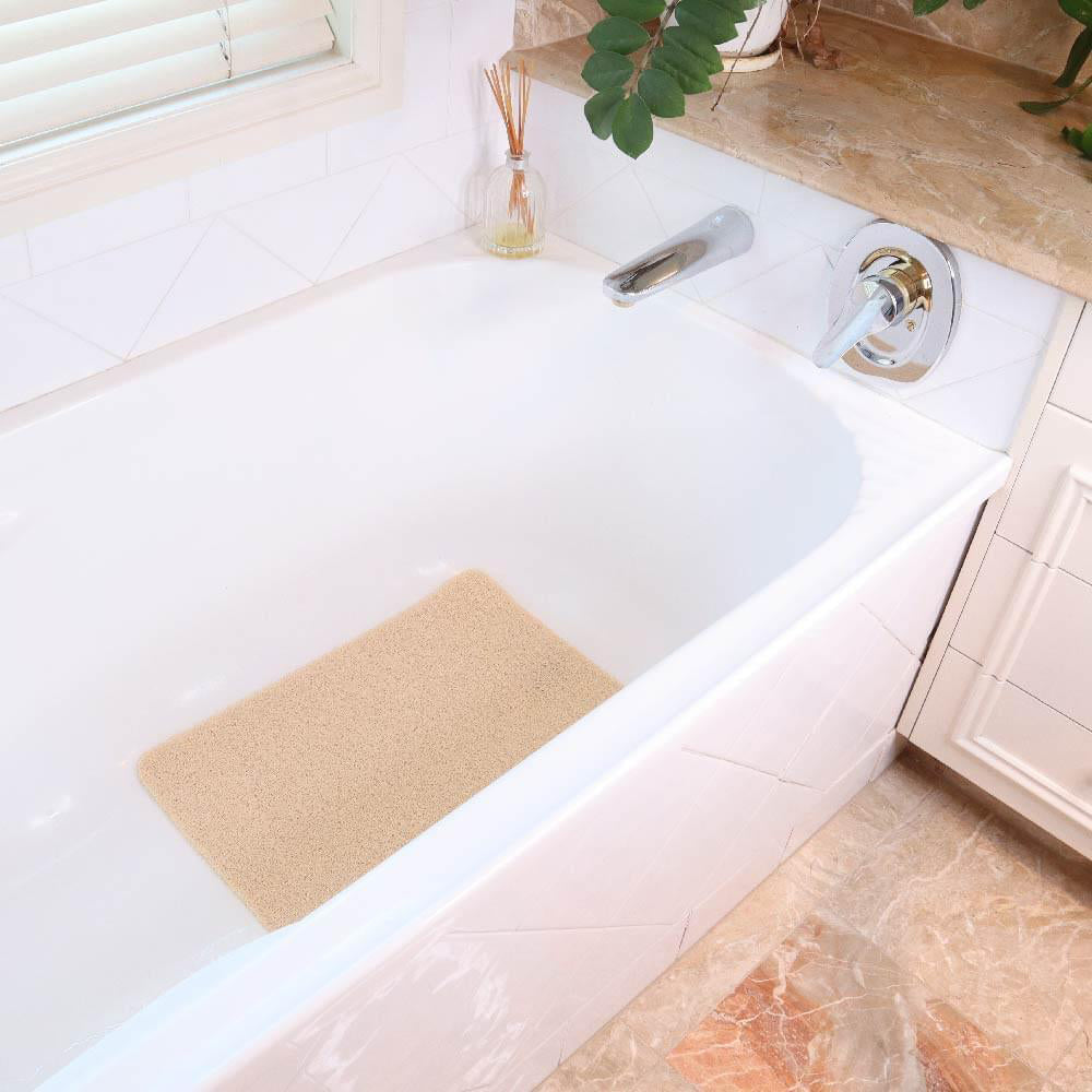 White Magic Home/Bathroom Non-Slip Floor Shower Quick Drying Mat/Rug Latte (4 Pack) — image 3