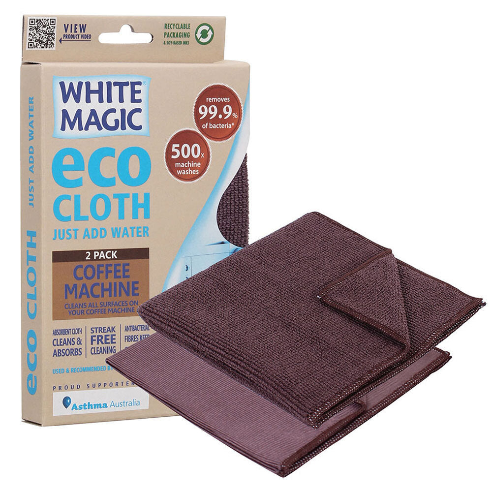 White Magic Cleaning 32x32cm Eco Cloth For Coffee Machine (4 Pieces) — image 2