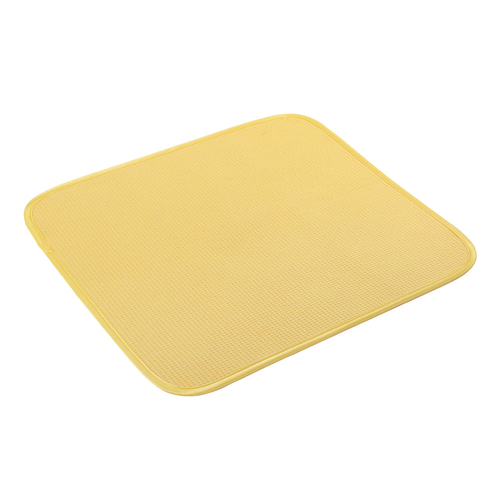 White Magic Dish/Bowl Drying Mat Kitchen Absorbent Pad Double Sided Cloth Lemon — image 4