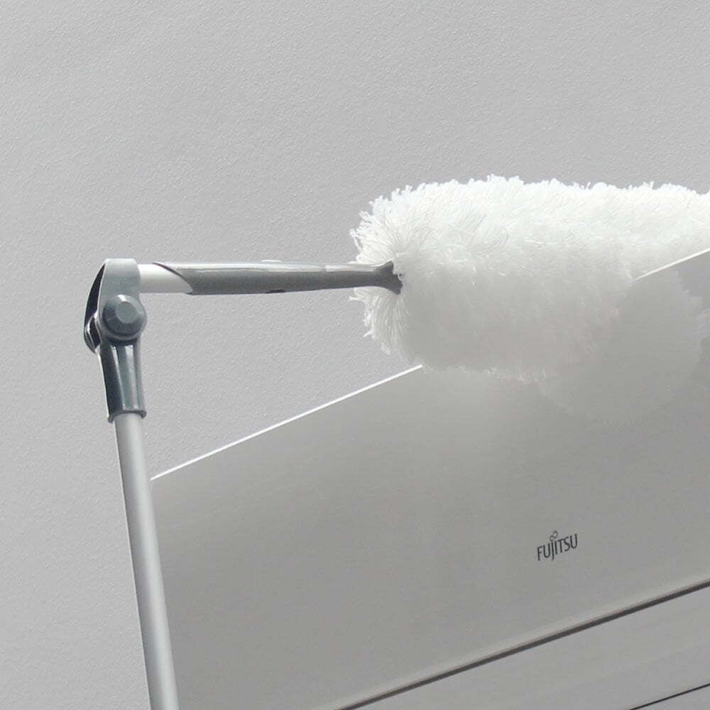 White Magic 170cm Adjustable Handy Duster Home Sweeping Cleaner White — image 7