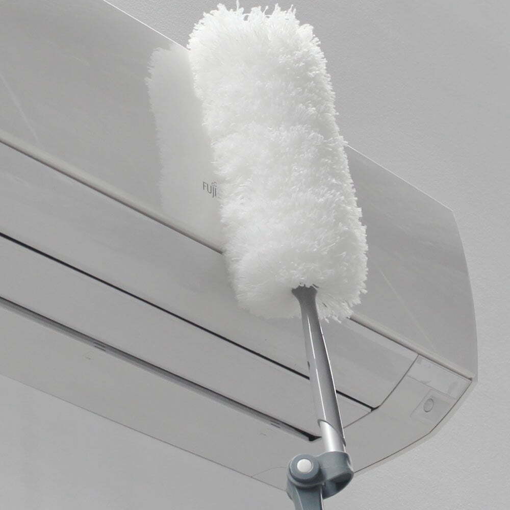 White Magic 170cm Adjustable Handy Duster Home Sweeping Cleaner White — image 8