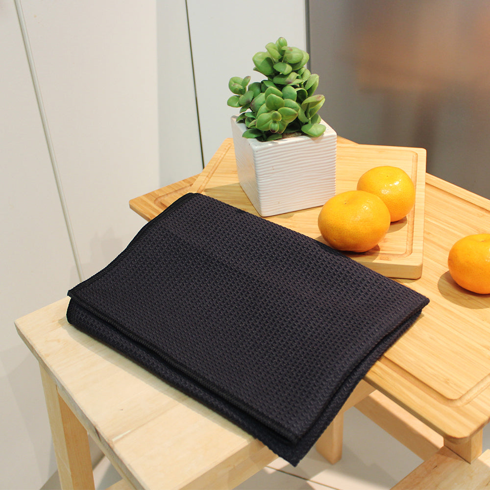 White Magic Reusable 70x50cm Tea Towel Absorbent Cleaning/Drying Cloth Midnight — image 3